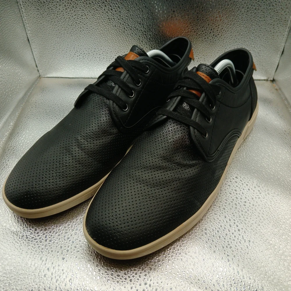 Steve Madden Black Flyerz Fashion Sneakers Lace Up Men's Size 10.5